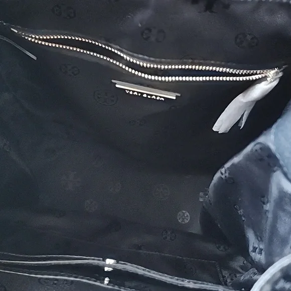 Tory Burch Black Leather Backpack - Picture 6 of 8